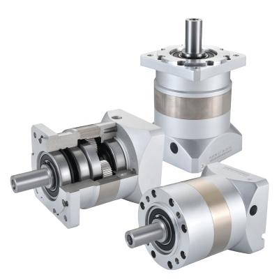 China CNC Center& Sun Straight Gearbox PLF PLE120 1 Tooth Step 120mm High Torque Planetary Gearbox with Shaft Adapter for Servo Stepper Motor for sale