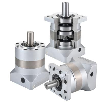 China CNC Center& Sun Straight Gearbox PLF PLE090 3 Step 90mm High Torque Planetary Gearbox with Shaft Adapter for Stepper Motor Servo CNC for sale