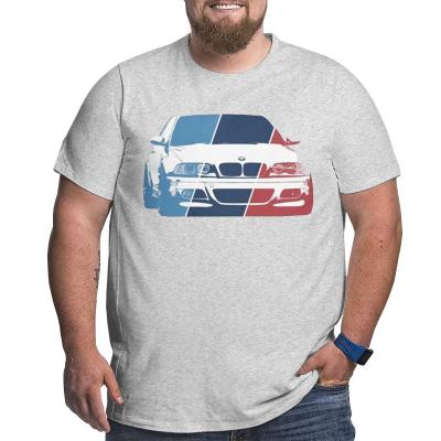 China 2021 BMW Car T-shirts M3 Classic Funny Funny T-Shirts 100% Cotton For Big Tall Man Oversized Plus Size Tee Top Mens Loose Top Large for sale