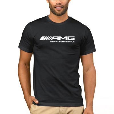 China Anti-Wrinkle 2021 New AMG Printing Black T-Shirt Clothes Shirt Cotton Short Sleeve Popular Men Tops T Shirt for sale