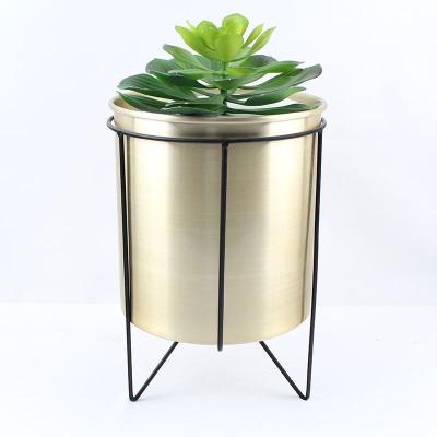 China China Flower Pots Casual European Style Iron Stand For Flower Pot Simple Style Iron Stand For Flower Pot for sale