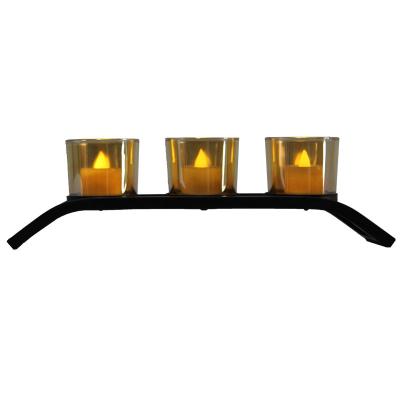 China Housewear & Home Furnishing Candles Glass Container Housewear And Home Furnishing Geometric Sconce for sale