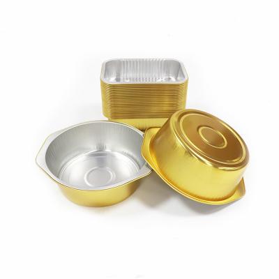 China Deluxe CARRY custom round aluminum foil bowl for wax beans melting for sale