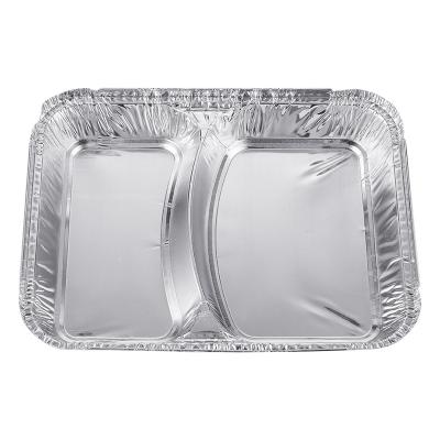 China Small aluminum cupboard trays with lid, aluminum grill trays for quick groceries, prep, meal plans. AR Aluminum Grill Trays for sale