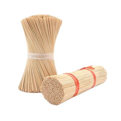 China Diameter 1.3mm Agarbatti Raw Round Natural Bamboo Agarbatti Sticks Madden Bamboo Stick Bamboo Core for sale