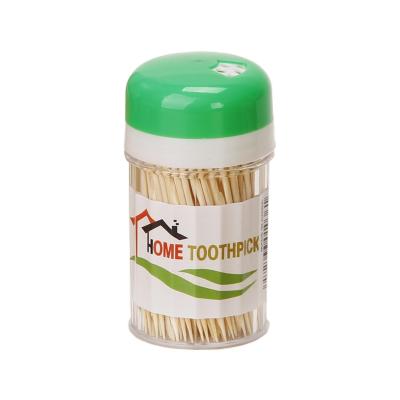 China Retail Disposable Easy Take 300 Pieces Per Box Disposable Bamboo Toothpicks for sale