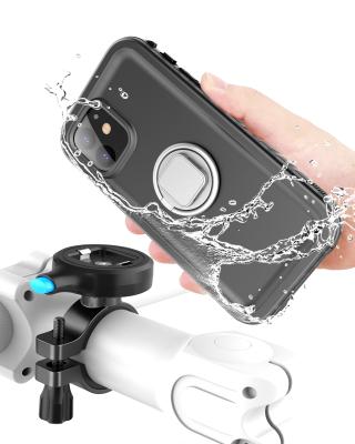 China EasyMount Waterproof Bike Phone Mount with Waterproof Case for iPhone 11, Quick-mount Bike Kit for iPhone 11 6.1 inch for sale