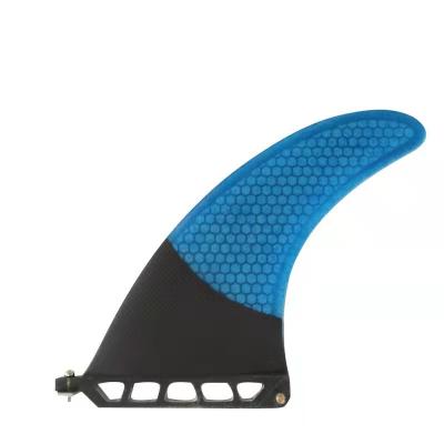 China Surfboard Fin Accessory Honeycomb Carbon Fiber Tail Solid Three Piece Rudder Fins Black And White for sale