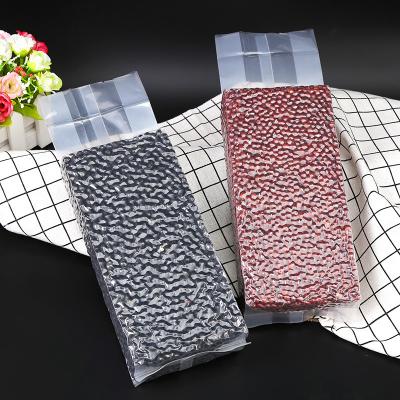 China Free Sample Clear Transparent Recyclable Or With Color Plastic Vacuum Rice Bag For Food Packaging for sale