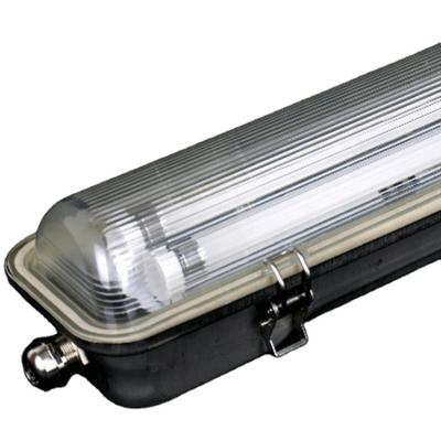 China Road Tunnel PC Cover Stainless Steel 2*28W T5 Fluorescent Lighting Lamp Fixture Triproof IP65 Water Proof Explosion Proof Fixture for sale