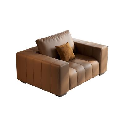 China Adjustable (Other) Leather First Layer Is Single Lounge Function Single-Seat Electric Sofa Can Be Adjusted For Dual Use for sale