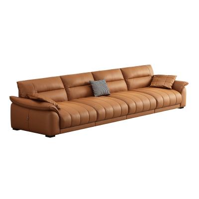 China Italian extremely simple modern dual-use pull-out sofa (the other) living room adjustable electric leather sofa bed combination function for sale