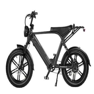 China Retro20 Inch Fat Aluminum Alloy Mtb Full Suspension Tire Mtb City City Ebike Fat Tire Vintage Mountain Dirt Full Suspension Kit Retro Ebike Bicycle for sale