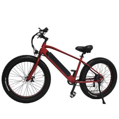 China New Item 500W 750W Aluminum Alloy 26 Inch Lithium Battery Ebike Adult Fat Tire Sport Electric Mountain Bikes for sale