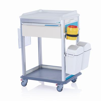 China High Quality ABS W3724 Modular Design Hospital Medical Treatment Trolley for sale