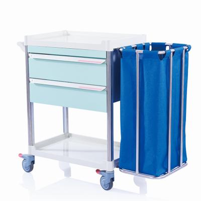 China High Quality ABS W3930 Modular Design Hospital Housekeeping Trolley for sale