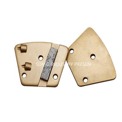 Китай ASL Trapezoid  PCD Single Bar Magnetic Connection Diamond Grinding Shoes non-threaded продается