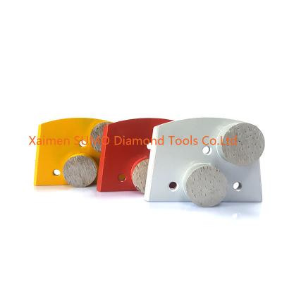 China Sharp Diamond Grinding Tools Double Button Segments Diamond Grinding Disk for sale