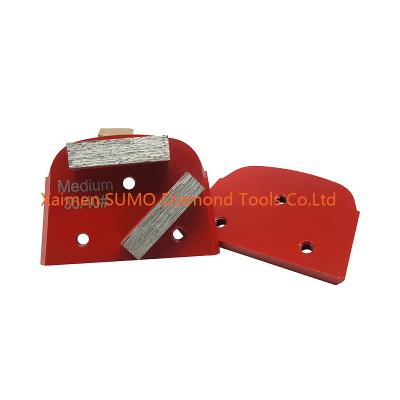 China Concrete Floors Lavina Diamond Tooling Double Bar Seg  Marble Grinding Tools for sale