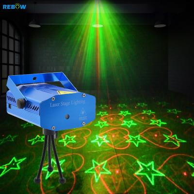 China Amazon Best Selling LED Stage Aluminum Strobe Lighting Mini Disco Lamp Laser Projector Light for sale