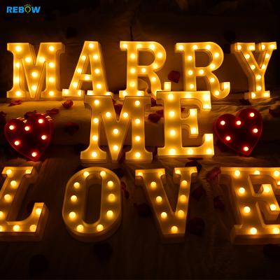 China Eco-Friendly Electronic Signs Birthday Party Love LED Illuminated Numbers Sign Light Lights Marquee Letters for sale