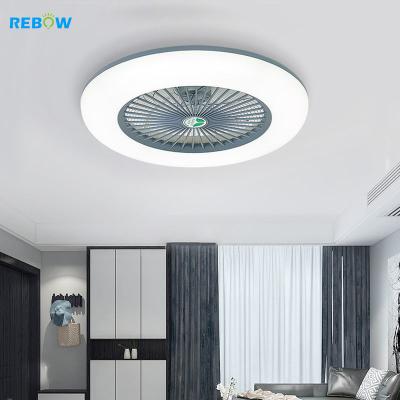 China Energy Saving Drop Shipping In Running Modern Minimalist Smart Remote Control Ceiling Fan With Light for sale