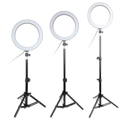 China Adjustable Shine Other Camera Accessories Camera 8 10 12 Inch Led Ring Light Led Circle Ring Light With Tripod Stand For Youtube Video for sale