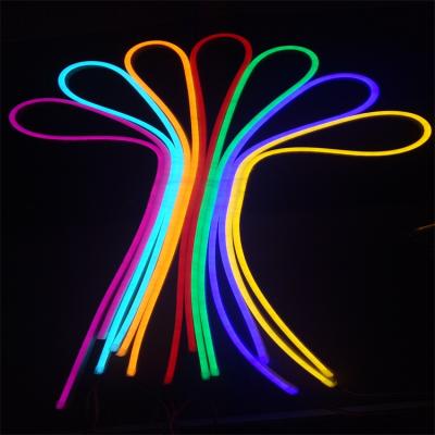 China Custom Ultra Thin LED Flex Light Rope Neon Strip 12v 2 Years Warranty LED Neon Lights 8x16mm for sale