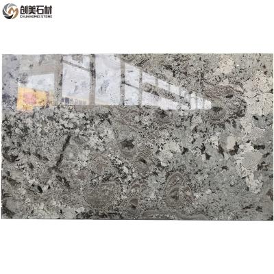 China Modern Big Slab Bianco Antico Granite Slab Brazil Indoor Decorative Backlit White Granite Stone For Engineering for sale