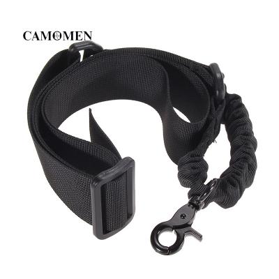 China Polyester/Nylon Military Supplies 1 One Single Adjustable Paracord Gun Sling Tactical Rifle Bungee Sling for sale