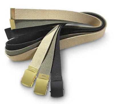 China Military Canvas Web Belt With Roller Buckle Outdoor Army Tactical Canvas Belt for sale