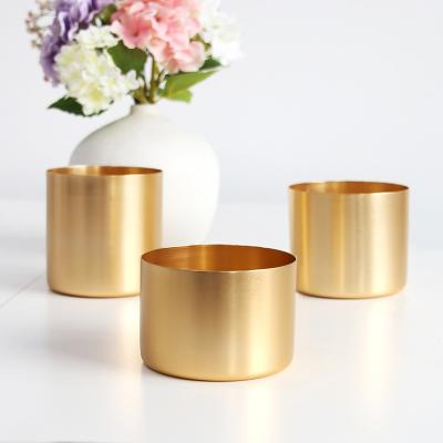 China New Arrival Luxury Home / Holiday Decoration Candle Jars Large Candle Jars Metal Candle Jar for sale