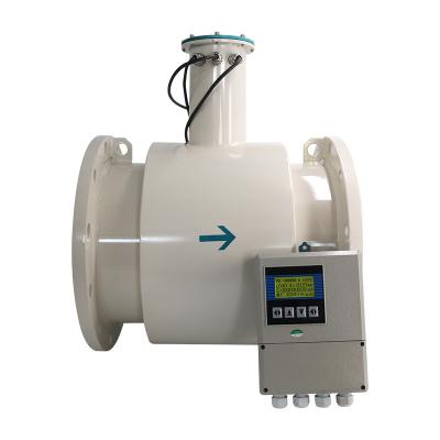 China Farmland Irrigation Magnetic Flow Meter Wireless Rs485 Modbus Smart Partial Pipe Electromagnetic Partial Filled Flow Meter for sale