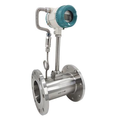 China DN200 China Demineralized Water Compressed Air Gas Swirl Detachment Flow Meter Thermal Gas Vortex Mass Flow Meter LUGB for sale