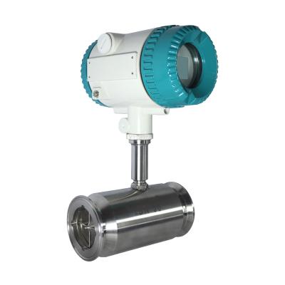 China SUS 304 Stainless Steel Diesel Fuel Flow Meter Oil Turbine Liquid Flow Meter for sale