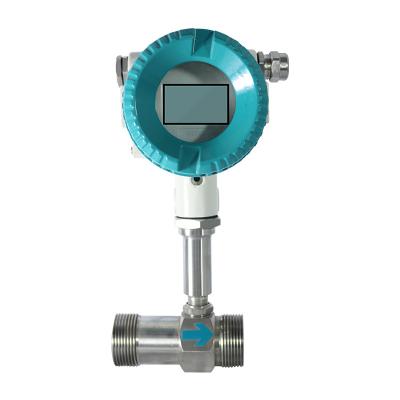 China SUS 304 Stainless Steel Diesel Fuel Flow Meter Oil Turbine Liquid Flow Meter for sale