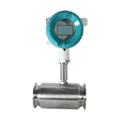 China SUS 304 Digital Display Counter Totalizer Diesel Turbine Oil And Gasoline Flow Meter For Fuel Tanker for sale