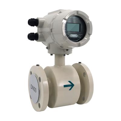 China Electromagnetic flow meter control liquid modbus flow transmitter medidor flujo magnetic flow meter for sale