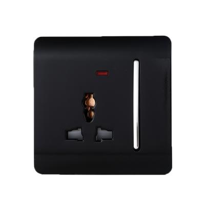 China China Supplier Multi Functional Black Wall Switch Dimmer With Indicator Light 006 for sale