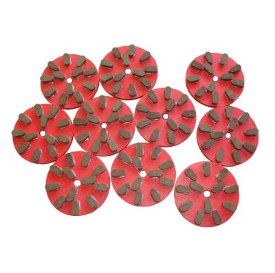 China Circular Smooth Glossy Floor Surface 8INCH Polishing Disc with Resin Bond Abrasive Pads for Diamond Tools Automatic Machine for sale