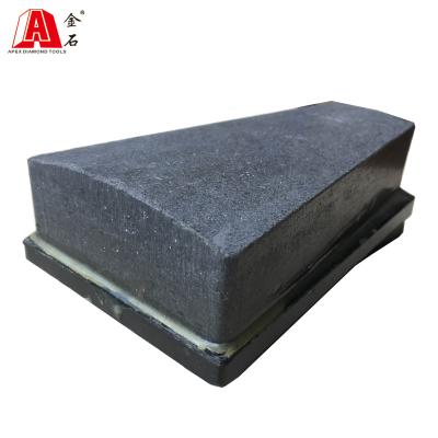 China 140mm Diamond Polishing Fickert Abrasive Buffing Block with Resin Bond for Granite for sale