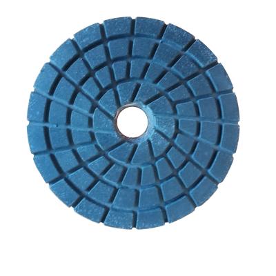 China Stone Tiles 4 Inch Buff Polishing Pad Wet Diamond Grinding Polish Pad Stone Tools For Marble Granite for sale