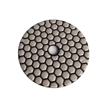 China High Performance 100MM Diamond Abrasive Tool Dry Polishing Pad 4 Inch Polish Pad For Marble Granite for sale