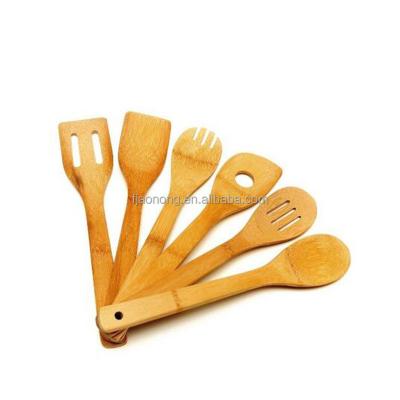 China Sustainable High Quality Bamboo Spoon, Utensil Set, Salad Serving Tools for sale