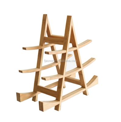 China Eco - Friendly Hot Sale Discounter Home Furniture Bamboo Wine Rack for sale