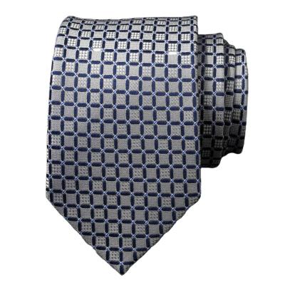 China Fashion Casual Formal GRES Plaid Checked 100% Silk Neckwear Gravata Mens Ties Silk for sale