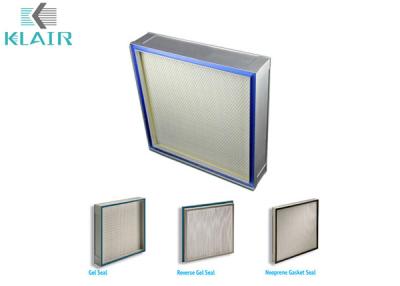 China Mini Pleat HEPA Air Purifier Air Filter for Hospital Gel Seal Type HEPA Filter Selling for sale