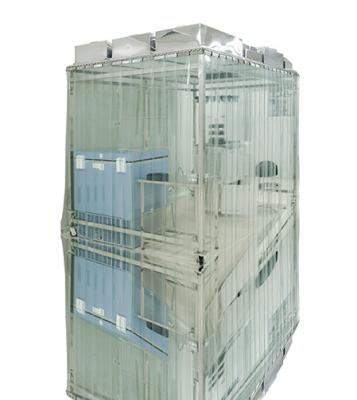 Chine Cabine propre adaptée aux besoins du client d'OIN 7 propres modulaires propres de la classe 100 Room/ISO 5 à vendre