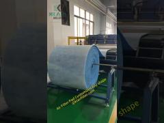 Air Ventilation Filter Media Rolls , Synthetic Fiber Air Filter G2 G3 G4 Material