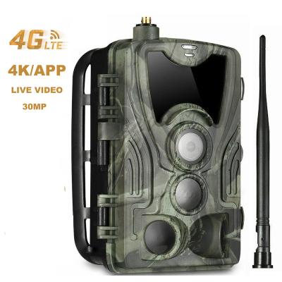 China New 4K 30MP Wireless Hunting Camera System With APP Cloud 4G Live Video 256GB Pro Wireless Wildlife Trail Camera HC-801 for sale